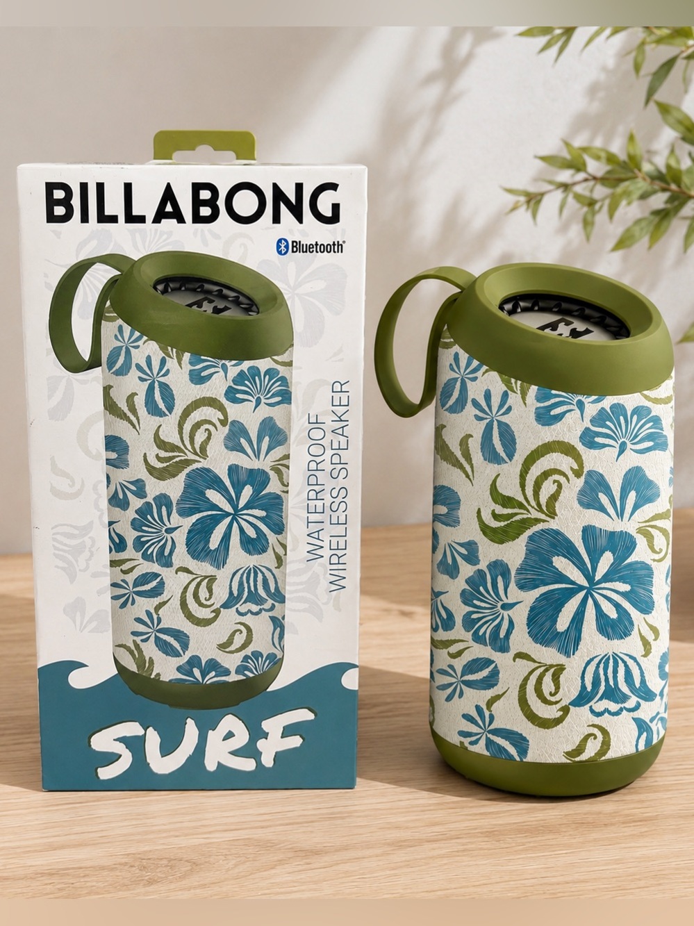 Billabong Surf Waterproof Bluetooth Wireless Speaker IPX4 Portable 7Hr Playtime